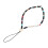 Black Mobile Phone Hanging Rope Exquisite Acrylic Crystal Strap 1