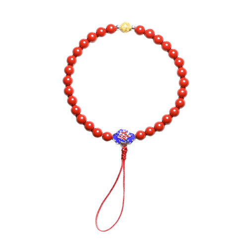 1Pc Cinnabar Red Phone Lanyard Loop for Anti-Lost Phone Decor