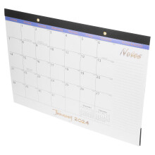 English Monthly Desk Calendar With American Holidays For Home Decor