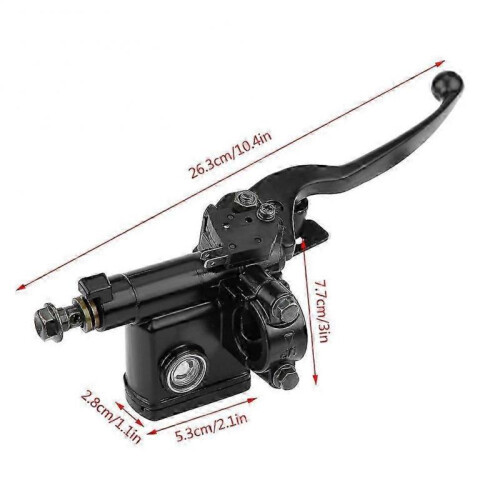 Left Brake Main Master Cylinder for 50cc 70cc 90cc 110cc 125cc 150cc ATVs 2