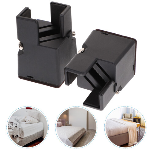 2Pcs Adjustable Bed Risers Furniture Riser Blocks 2