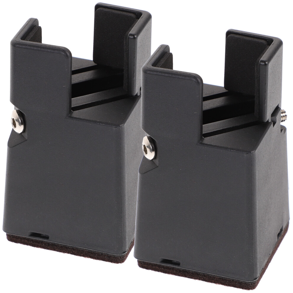 2Pcs Adjustable Bed Risers Furniture Riser Blocks 3352117702962
