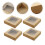 5Stk Back- Dessertverpackungsbox Mit Hellbraun 7