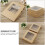 5Stk Back- Dessertverpackungsbox Mit Hellbraun 11