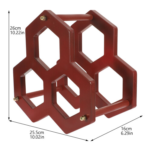European Style Solid Wood Wine Rack For Home Decoration 1