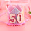 Gradient Rainbow 50Th Birthday Party Hats 5