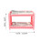 Detachable Pink Hamster Hideout Multi-Function Small Pet Bed 2