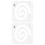 2Pcs Multifunctional Special-Shaped Sewing Quilting Ruler Tools 1