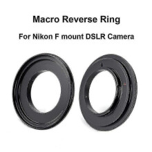 (58mm) For Nikon F-mount Macro Reverse Adapter Ring 49/ 52/ 55/ 58/ 62/ 67/ 72/ 77mm For Nikon F-mount Dslr Camera