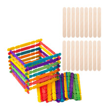 100Stk Holzstäbchen Für Eiscreme Basteln Diy Lutscher Unbemalt