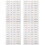 4Vellen Transparante PVC Stickers Met Engelse Teksten Voor Scrapbook 8