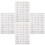 4Vellen Transparante PVC Stickers Met Engelse Teksten Voor Scrapbook 6