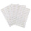 4Vellen Transparante PVC Stickers Met Engelse Teksten Voor Scrapbook 4