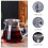 1St 500Ml Hitzebeständige Kaffeekanne 6
