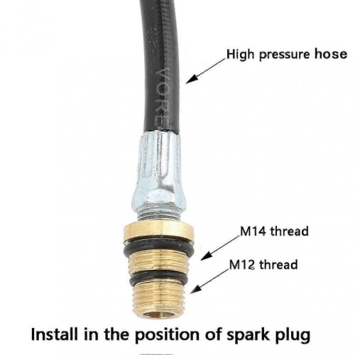 Gasoline Engine Air Valve Holder Leakage Tester Tool with M12 M14 Thread for Cylinder Testing 2