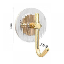 (1pc gold) 1/2PCS Aluminum Alloy Toilet Paper Holder Acrylic Tray Bathroom Accessories Wall Hanging Punch-Free Toilet Paper Roll Holder