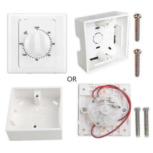 (120min) Mechanical Timer Switch with Countdown Function Auto Power Off for Appliances