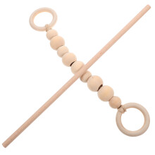 1St Vorhanghalter Vorhangfixierband Halteband (Holzfarben)