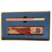 1 Set Holz Lesezeichen Schild Stift Chinesischer Stil