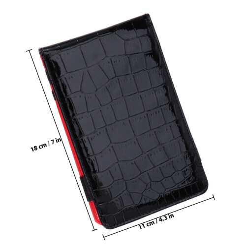 Carnet Score Golf Noir PU Cuir Portable Pour Suivi Usage 2