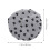 Black Shower Cap Large for Long Hair Double-Layer Design 11