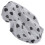 Black Shower Cap Large for Long Hair Double-Layer Design 8