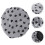 Black Shower Cap Large for Long Hair Double-Layer Design 5