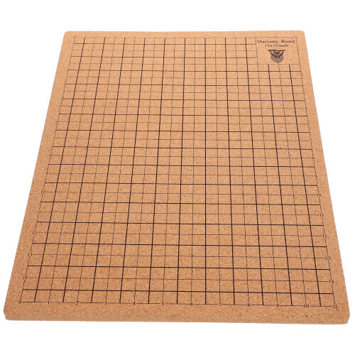 4Pcs Wood Macrame Board Grid Rope Knotting Project 2