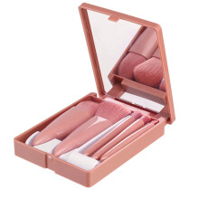 5Teile Make-Up-Set Puderpinsel Lidschattenpinsel Mit Spiegel