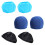 6St Unisex Badekappen Polyester Schwimmhauben Badehauben 9