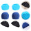 6St Unisex Badekappen Polyester Schwimmhauben Badehauben 8