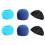 6St Unisex Badekappen Polyester Schwimmhauben Badehauben 4