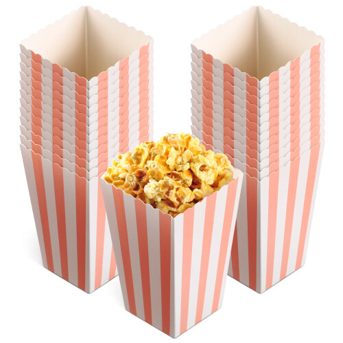 48 Popcorn Boxen, , Süßigkeiten Tüten Einzelportion