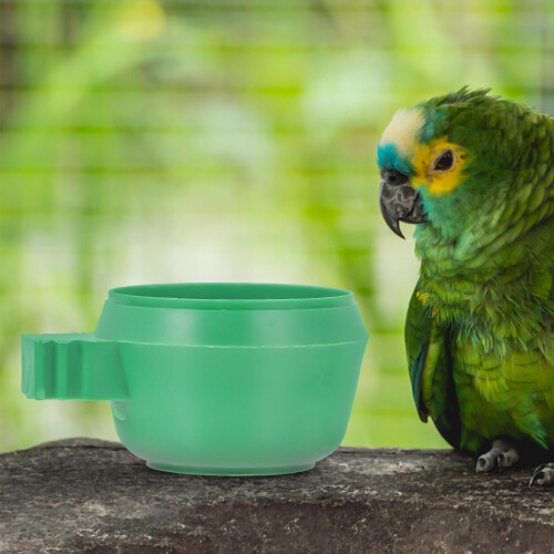 15 Vogelfutter Schüssel Futterbehälter Für Papageien 2