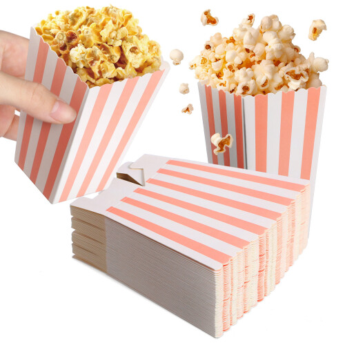 48 Popcorn Boxen, , Süßigkeiten Tüten Einzelportion 2
