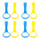 8 Pcs Baby Pull Up Rings For Playpen Ergonomic Handles Indoor Use 6