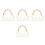 40 Pcs Teapot Handle Replacement For Ceramic & Pottery Kettles U-Shape 6
