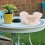 Woven Picnic Basket Fabric Liner - Oval Daisy Pattern Insert 5