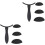 2 Sets Eyeshadow Stamp Lazy Applicator Makeup Accessory 5