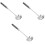 3Pcs Spaghetti Spoon Stainless Steel With Wood Handle 5