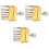 3Pcs Stainless Steel Saxophone Ligature Replacement Part 6