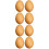 8 Pcs Fake Chicken Eggs Artificial Decorative Simulation For Easter 10