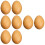8 Pcs Fake Chicken Eggs Artificial Decorative Simulation For Easter 9