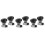 6 Pcs Thumb Operated Offset Cam Locks T-Shape Handle With Base 8