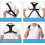 Back Support and Posture Correction Straps for Men and Women Ensuring a Straight Back Hold 4