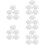 25 Pcs Universal Bump Cap Insert Safety Liners 10