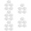 25 Pcs Universal Bump Cap Insert Safety Liners 11