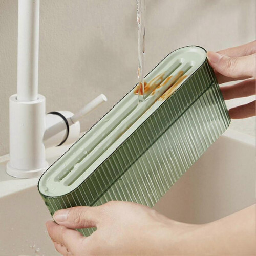 (Gray) Multifunction Knives Block Wall Mounted Knives Organizer For Kitchen Storage Management 2
