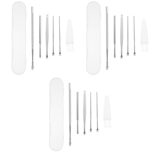 12 Sets Stainless Steel Ear Picks And Wax Removal Tools 2