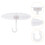 16 Pcs Ceiling Hooks Hanger Canopy Bed Plastic Hanging Hooks 11